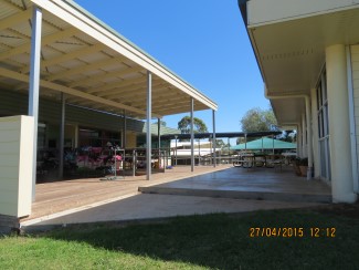 Gowrie State School covered deck area